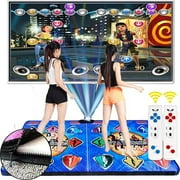 wo-fusoul Christmas Gifts For Women,Men Clearance! Double User Dance Mats Non-Slip Dance Step Pads Sense Game English For PC TV
