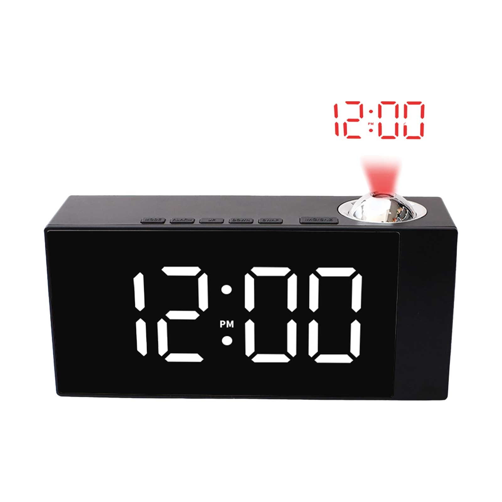 wofusoul Deals All 2023! Mirror LED Projection Alarm Clock, Can Of