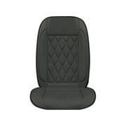 wo-fusoul Memory Foam Massage Seat Cushion - Back Massager with Heat, Massage Chair Pad for Car Home Office Chair