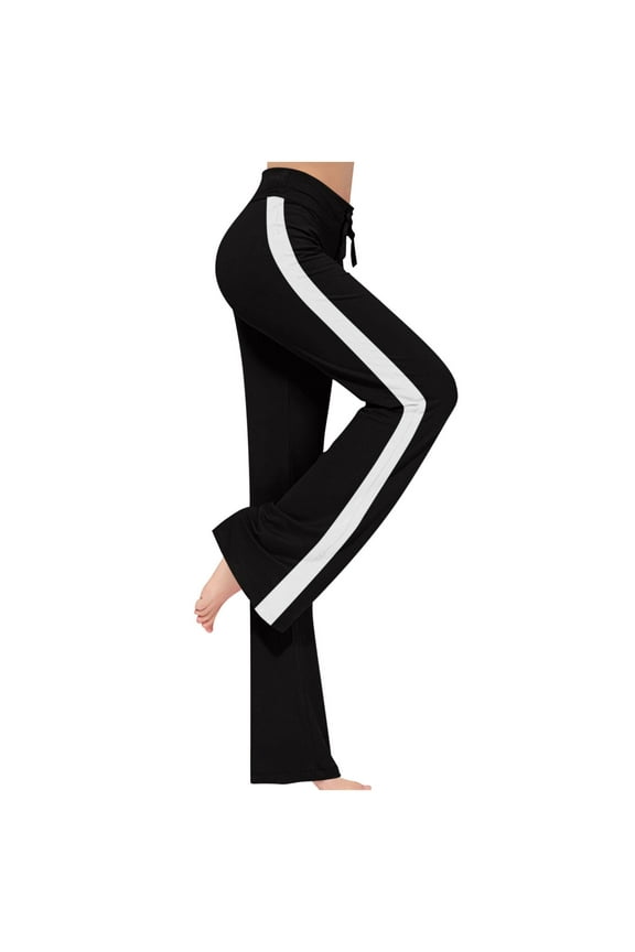 Women's Track Pants Athletic Jogging Sweatpants Zipper Pockets Warm-Up Sports Running Pants Black S