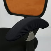 wofedyo Office Supplies Office Chair Armrest Cover, Washable, Detachable, Swivel Chair Elastic Gloves Black 12*10*2.5