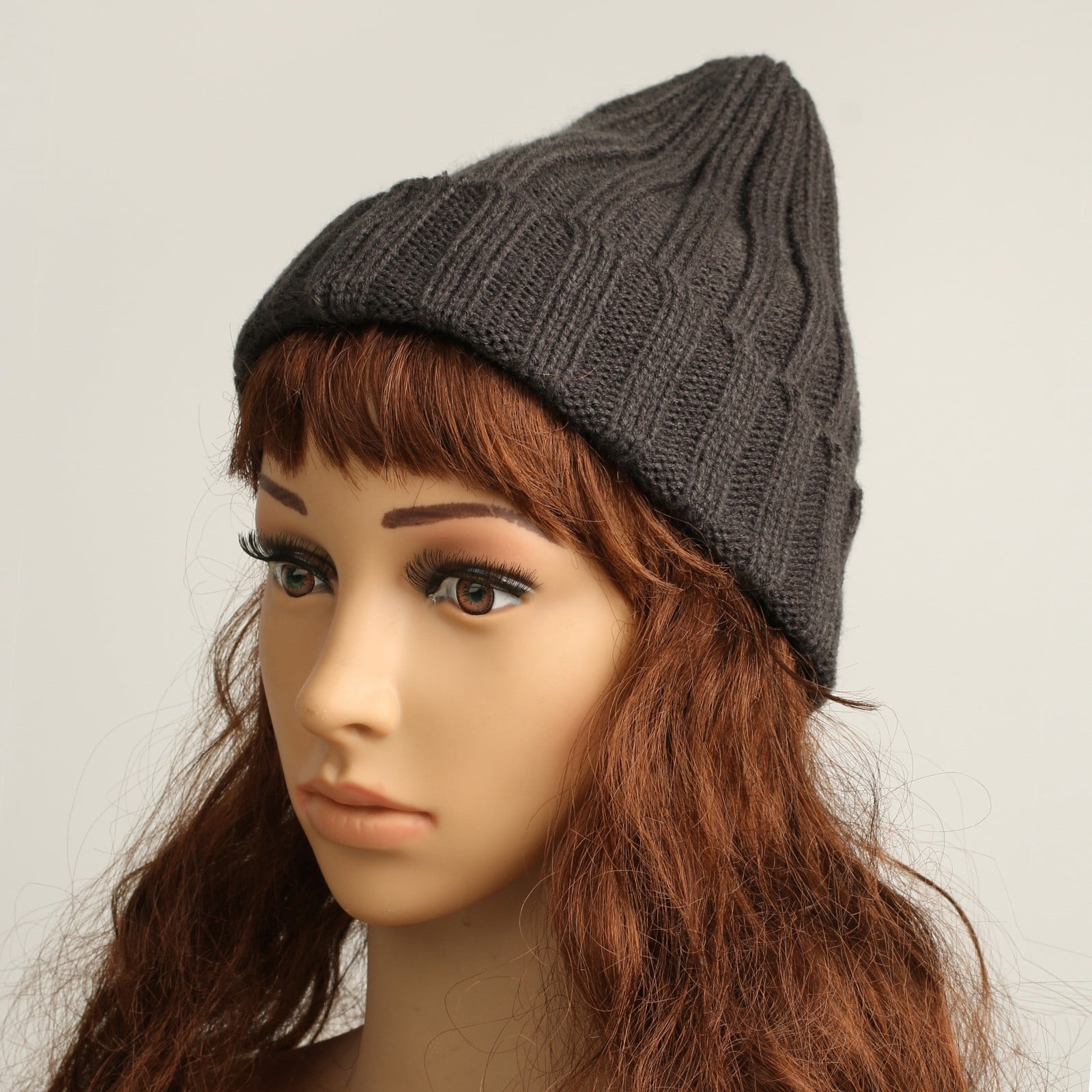 wofedyo Winter Hats for Men Women Soft Warm Knit Hat Ski Stocking Cuffed Cap Winter Hat Men