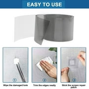 wofedyo home & kitchen 1pc anti-insect fly door window mosquito screen net repair tape patch adhesive window screen repair patch sticker Grey 9*5*3