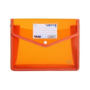 wofedyo Waterproof File Folder Expanding File Wallet Document Folder With Snap Button Orange 33*25*5