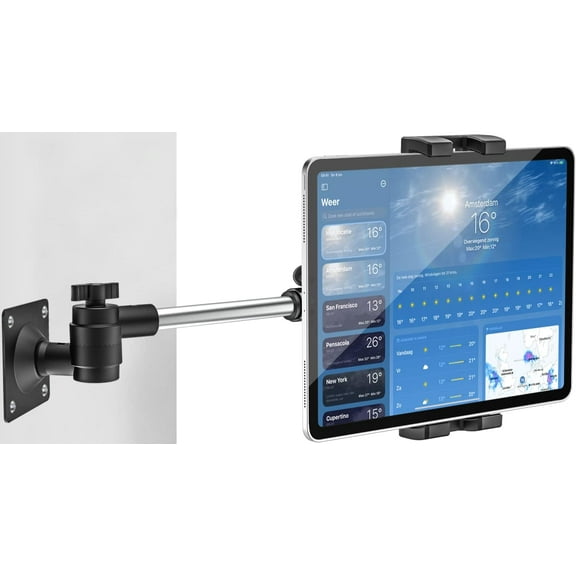 Woleyi Universal Tablet Wall Mount for 4 to 13" Devices Bathroom Desk Car Truck Use