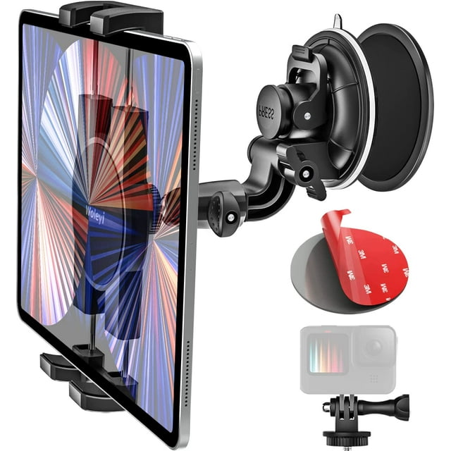 woleyi Windshield Suction Cup Car Tablet Holder iPad Holder for iPad