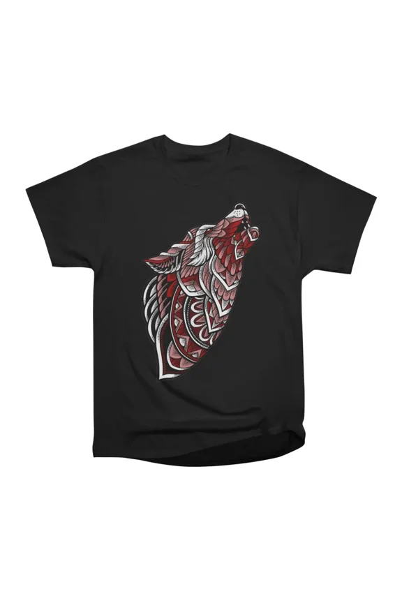 wolf T-Shirt Tee Gift For Him Merch For Her Apparel For Friend 7