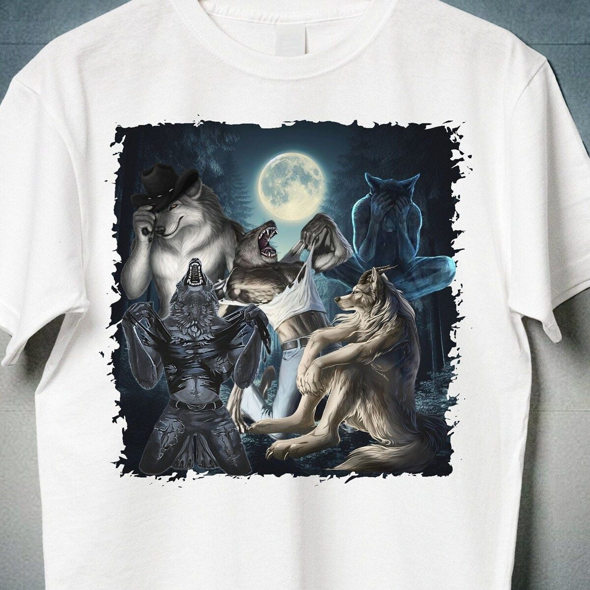 wolf ripping shirt - Walmart.com