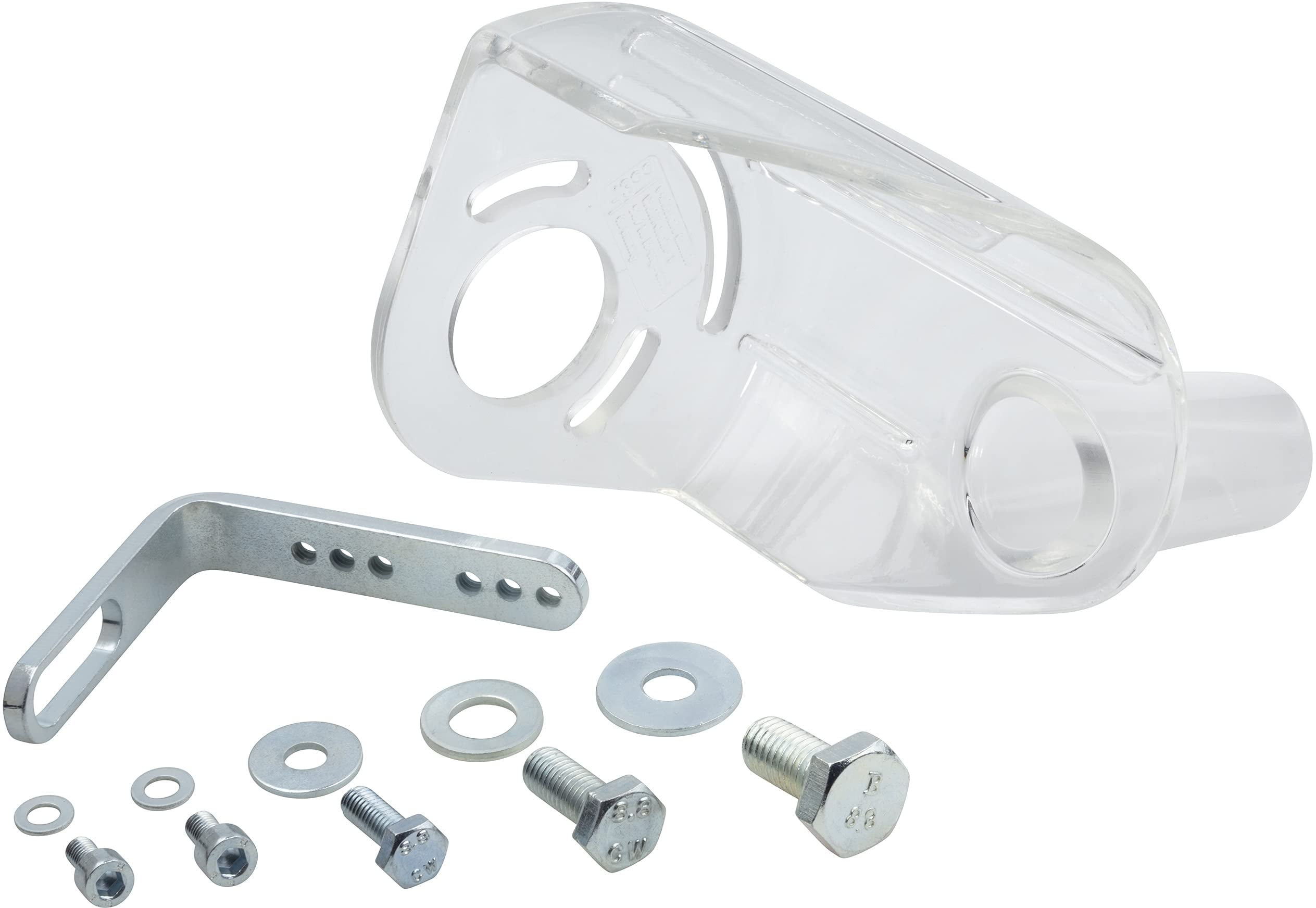 Wolfcraft Extraction Hood For Angle Grinder - Dust Removal Attachment For Milling & Rasp Discs (4399000)