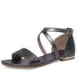 thumbnail image 1 of women ankle strap flat sandals small size, 1 of 9