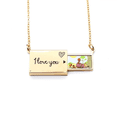 thumbnail image 1 of women ladychild totems african aboriginal letter envelope necklace pendant jewelry, 1 of 3