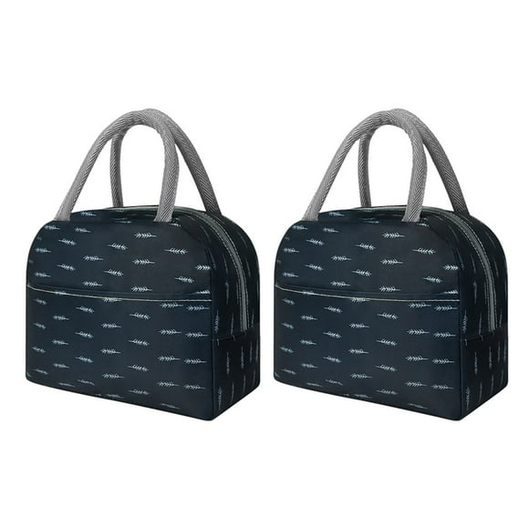 women lunch bags for work small yeti cooler 2pcs insulated box bag portable bento thickened picnic student aluminum foil meal