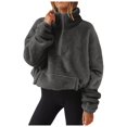 thumbnail image 1 of women's Hoodie, Midweight Fleece Sweatshirt, Pullover Hooded Sweatshirt for women, 1 of 5