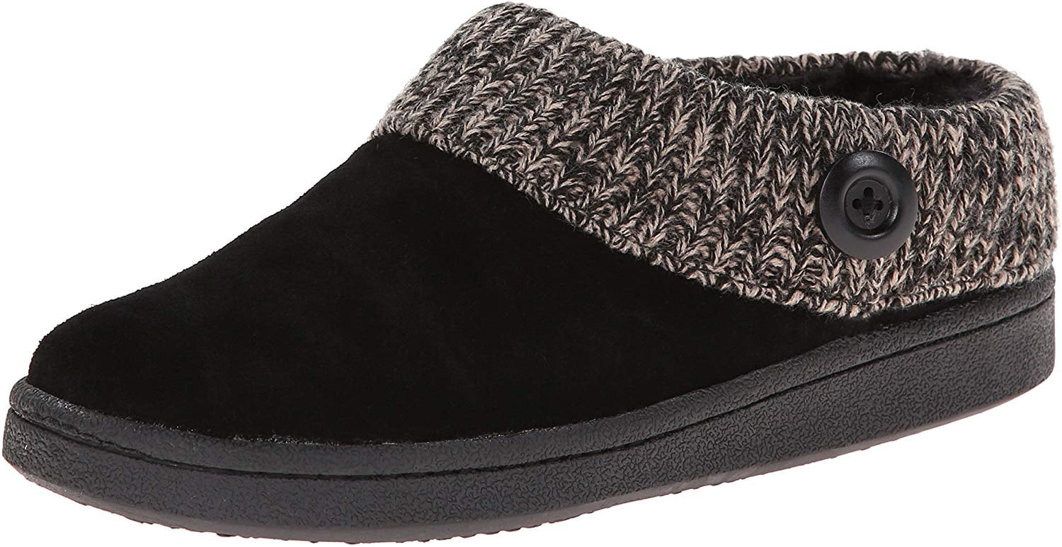 Clarks button scuff sales slipper