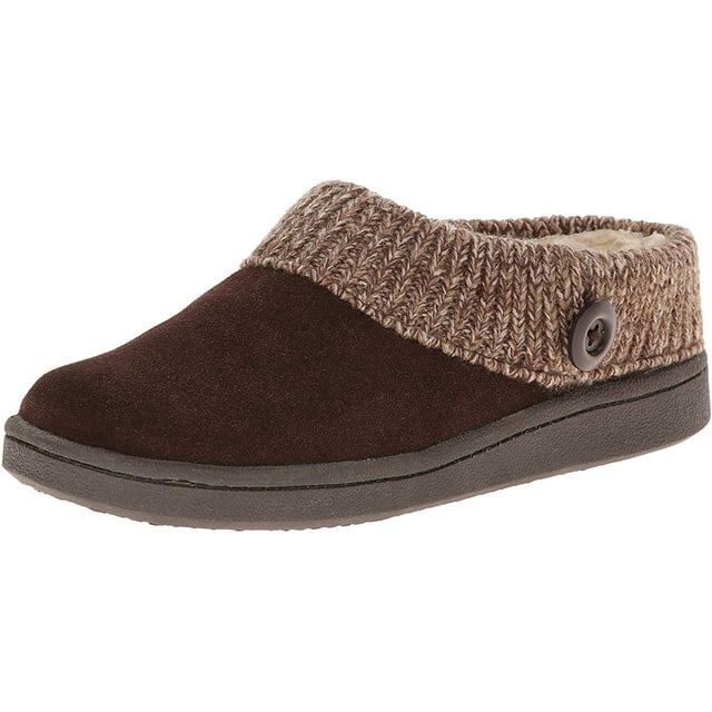clarks knit collar clog