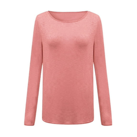 women's clothing Autumn Solid Knitted T Shirt Top Base