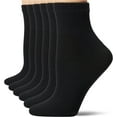 thumbnail image 1 of womens Ultimate Comfort Toe Seamed Ankle Socks Pack Of 6, 1 of 1
