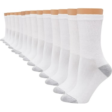 womens Value, Crew Soft Moisture-wicking Socks, Available in 10 and 14-packs