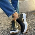 thumbnail image 1 of womens-ankle-boots-platform-round-toe-non-slip-thick-soled-side-zipper-warm-shoes-for-autumn-and-winter, 1 of 6