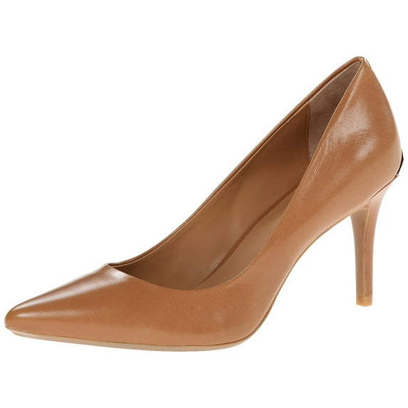 womens calvin klein gayle classic pump heels, caramel