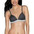 thumbnail image 1 of womens contrast trim molded cups wireless bra, 1 of 2