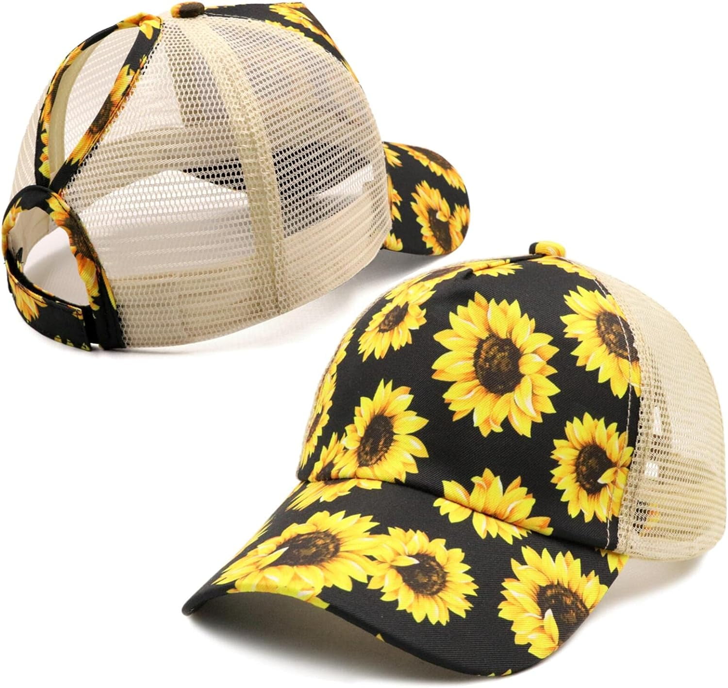 womens pony hat high ponytail baseball cap girls messy bun  display picture 1