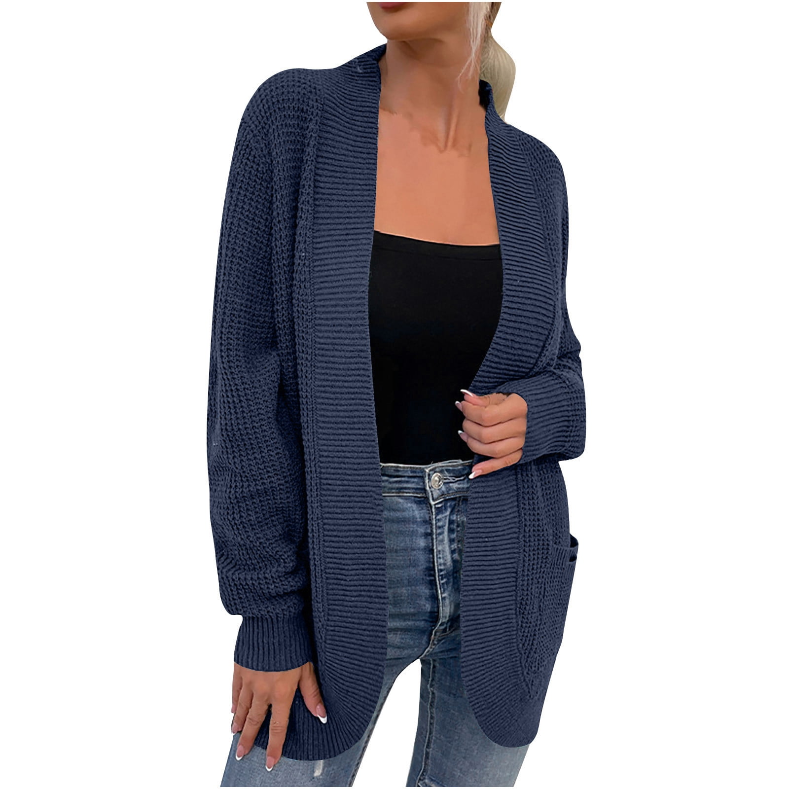 Womens navy top blue spring jacket