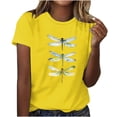 thumbnail image 1 of womens tops Women's Short Sleeve V Neck Sunflower Graphic Printed Summer Tee Vintage T Shirt Cotton Tops Novelty Cool Shirt summer tops for women, 1 of 4