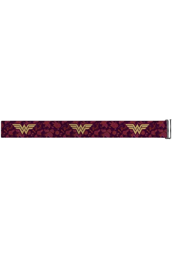 wonder woman dc comics superhero gold logo crimson background cinch waist belts
