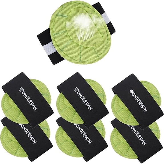 wonima01 Arch Support Compression Sleeves, 3 Pairs, Cushioned Foot Relief for Plantar Fasciitis and Fallen Arches, Black/Green