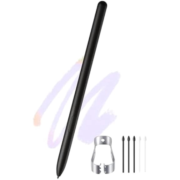 wonima01 Galaxy Tab S9 FE S Pen Replacement for Samsung Galaxy Tablet S9 FE/S10 FE/S10 FE Plus Stylus - Air Command, Magnetic Attraction, Tablet S9 FE+/S10 FE Stylus Pen (Black)