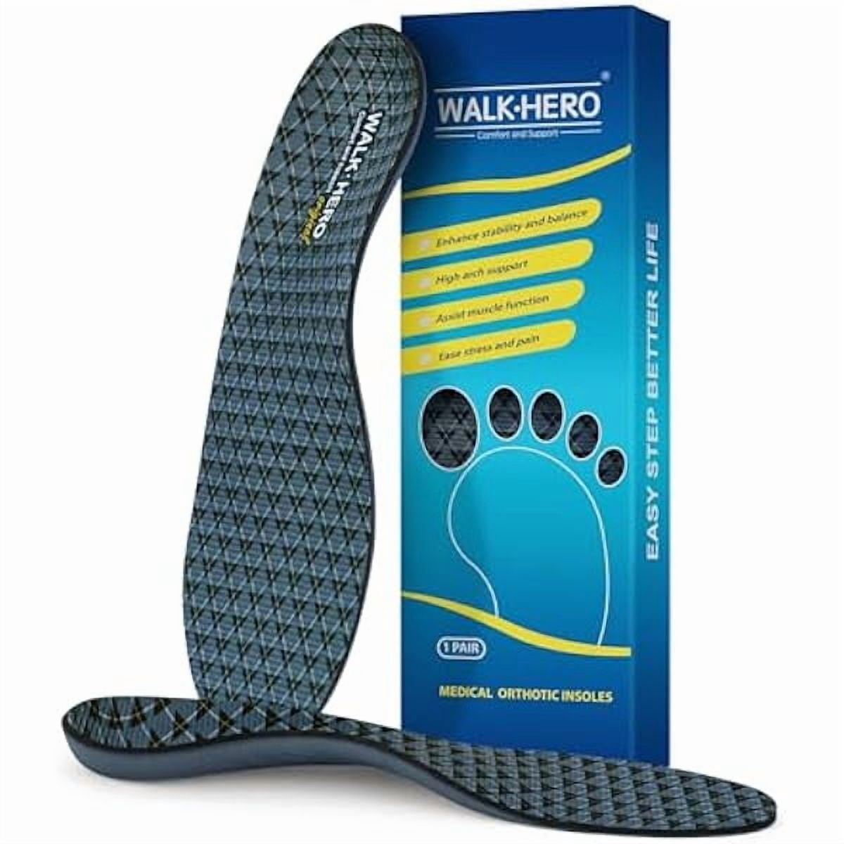 wonima10 Walkhero Arch Support Inserts - Plantar Fasciitis Insoles for ...