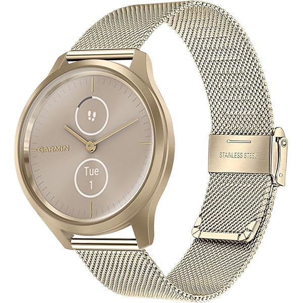wonima66 Band for Garmin Vivomove HR/Venu Sq 2, 20mm Mesh
