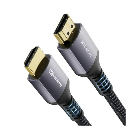 wonima88 8K HDMI eARC Cable 3FT 48Gbps, Ultra High Speed HDMI ARC Cable Slim Braided Nylon Cord 8K@60Hz 4K@120Hz 2K@144Hz HDCP 2.2&2.3 Dolby Vision for PS5 PS4 Xbox Series X