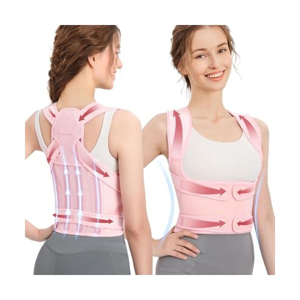 wonima88 Posture Corrector for Women and Men, Adjustable Back Brace ...