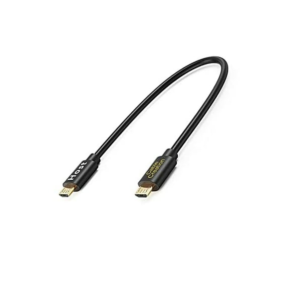 wonima88 Short Micro USB to Micro USB OTG Cable 8inch, Works for DJI Spark Mavic, PS4, Owlet, Android Phone Tablet, DAC and More,20CM