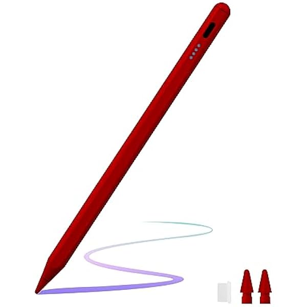 Stylus Pen Voor IPad Met Palm Rejection - Magnetisch, Actieve Pencil Compatibel Met IPad Pro, Air, Mini En Meer - Zwart