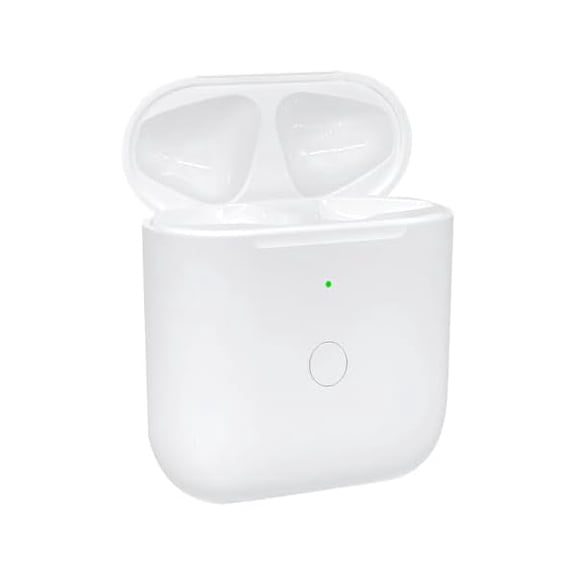 wonima88 Wireless Charging Case Replacement for air pods 1st & 2nd Gen, Air pods Charger Case Replacement with Bluetooth Pairing Sync Button and Built-in 450 mAh, No Earbud