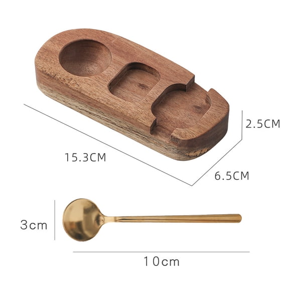 wood egg tray with spoonegg cup holder egg shell cup egg cup punch cup holder breakfast tray suitable for kitchen and restaurant