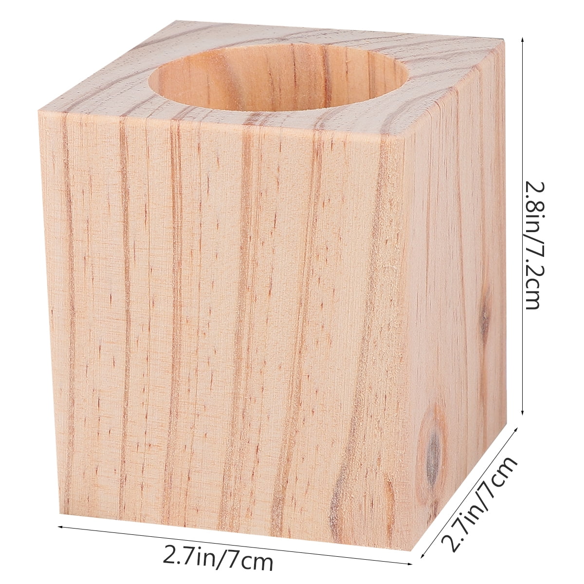 wood furniture risers Solid Wood Round Table Lifts Furniture Leg Riser Lifters (Increase 5cm