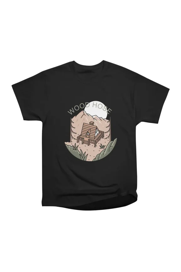 wood house T-Shirt Tee Gift For Him Merch For Her Apparel For Friend