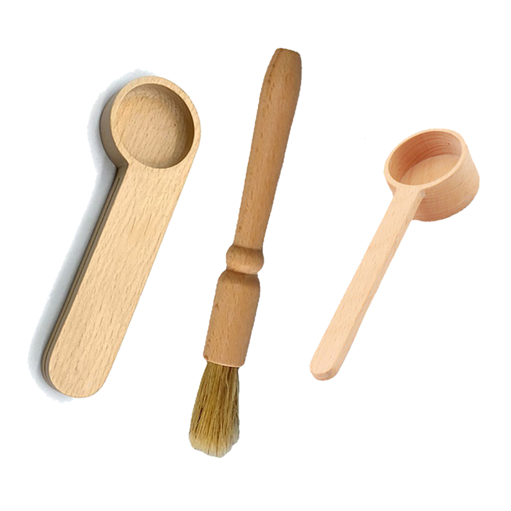 wooden coffee scoop measuring scoops for canisters,In Walnut Wood