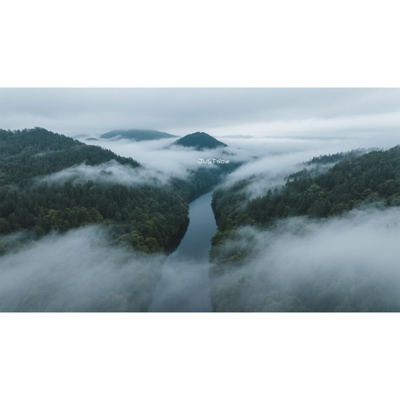 wooden puzzle Aerial View of an American National Forest on a Cloudy Day A Mysterious DomainIntelligent Game Fit togather a magic Art for home Decoration or Prensent 1000 pieces