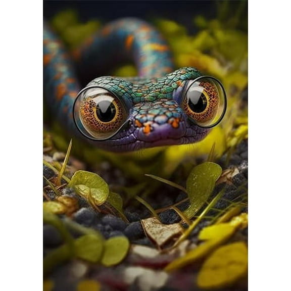 wooden puzzle Chameleon with Big Eyes Intelligent Game Fit togather a magic Art for home Decoration or Prensent 500 pieces