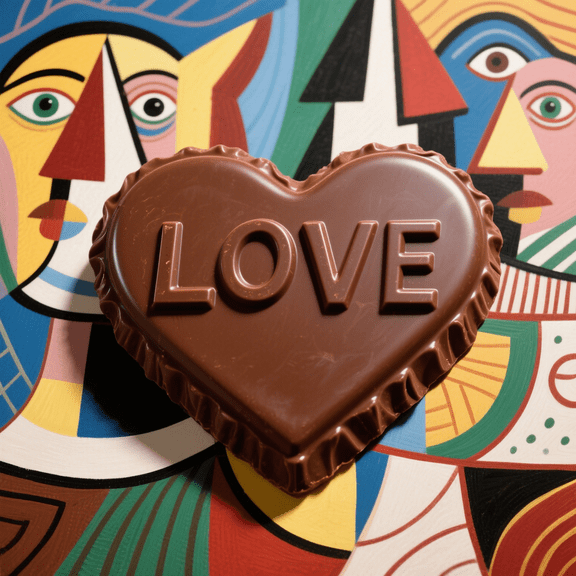 wooden puzzle Chocolate of Heart Hard Challenging Exercise Intellegent wall decor suitable for Teenager or Adult 1000 PCS