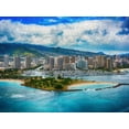 thumbnail image 1 of wooden puzzle Coastal Island City Intelligent Game Fit togather a magic Art for home Decoration or Prensent 500 pieces, 1 of 5