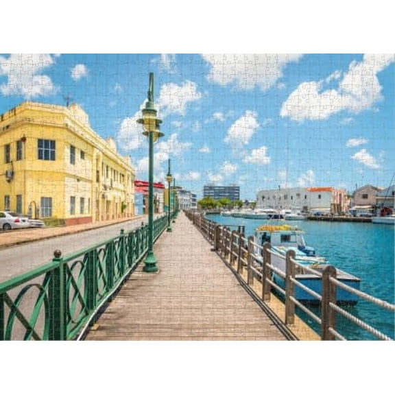 wooden puzzle Coastal Promenade with Lighthouse Intelligent Game Fit togather a magic Art for home Decoration or Prensent 300 pieces