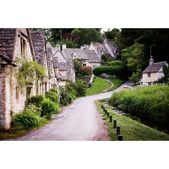 wooden puzzle Cottage - lined Pathway Intelligent Game Fit togather a magic Art for home Decoration or Prensent 1000 pieces