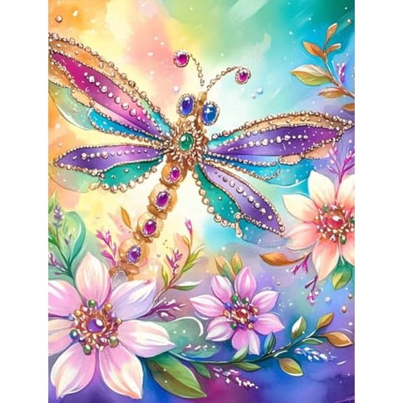 wooden puzzle Exquisite and Colorful Dragonfly Intelligent Game Fit togather a magic Art for home Decoration or Prensent 500 pieces