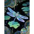 thumbnail image 1 of wooden puzzle Fantasy Dragonfly on Lotus LeafIntelligent Game Fit togather a magic Art for home Decoration or Prensent 1000 pieces, 1 of 5
